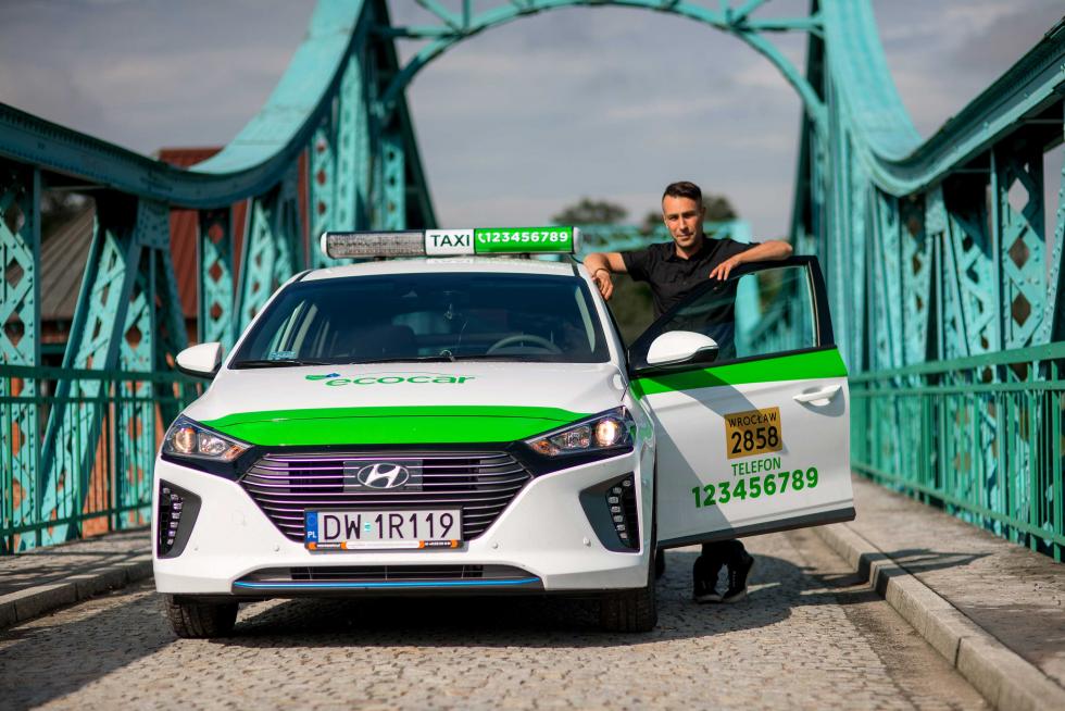 EcoCar wprowadza do Wrocawia takswki IONIQ Hybrid 