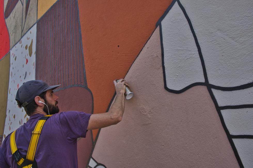 We Wrocawiu powsta mural w prezencie od holenderskiej Bredy