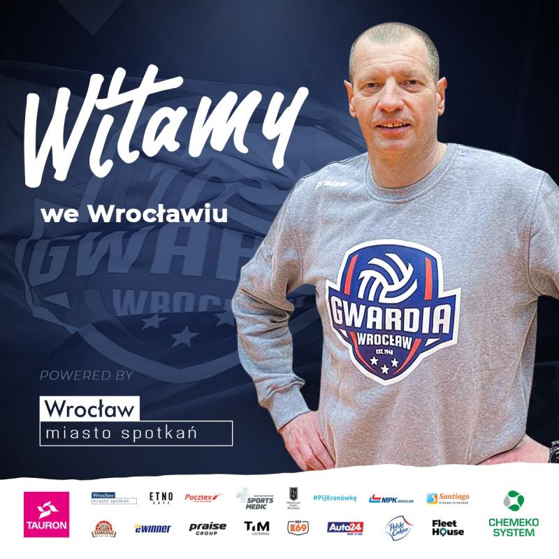 Krzysztof Stelmach nowym trenerem pierwszego zespołu Gwardii Wrocław