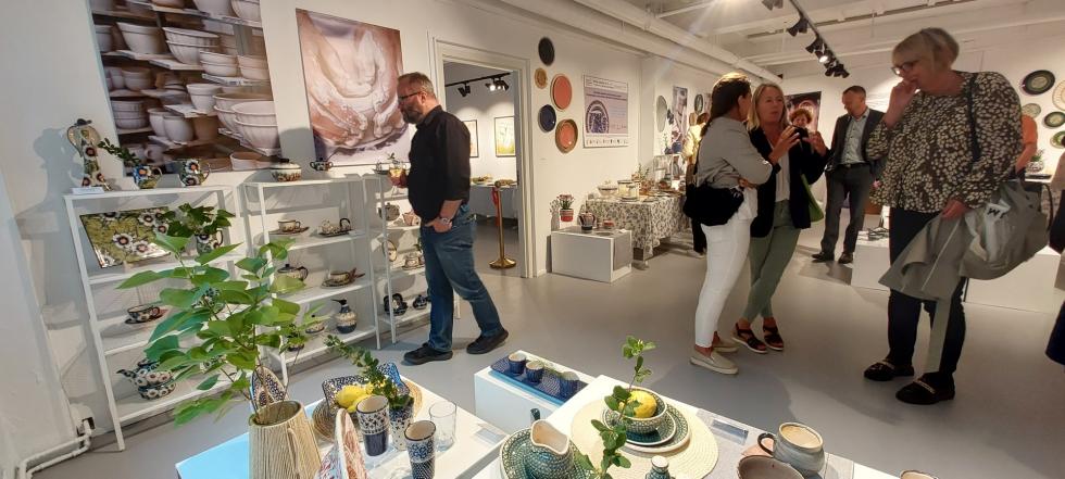 Wernisaż wystawy ceramiki bolesławieckiej w Norwegii
